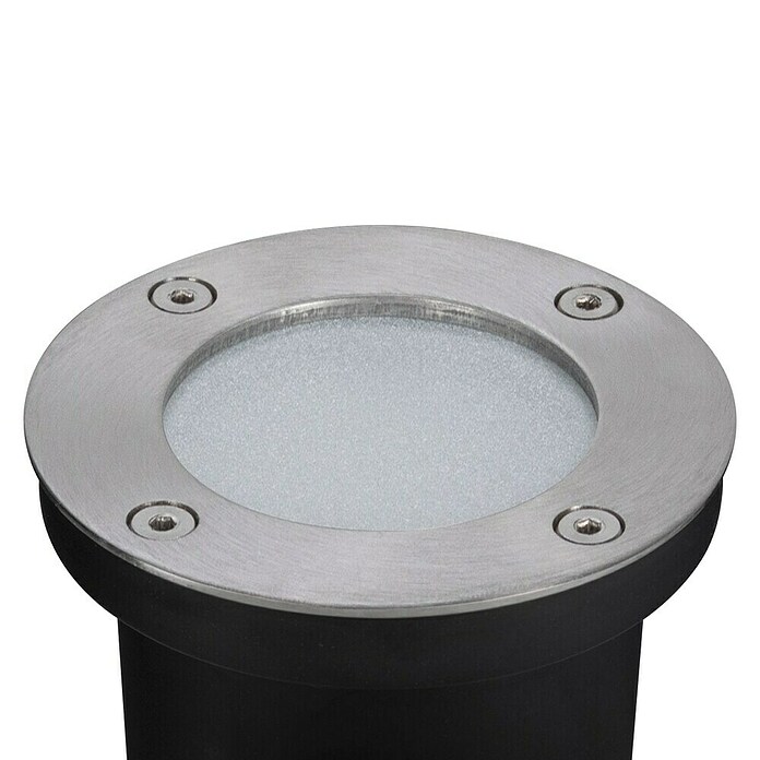 Paulmann Plug & Shine Foco para el suelo (3,6 W, Plateado, Ø x Al: 9,6 x 9,2 cm)