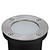 Paulmann Plug & Shine Foco para el suelo (3,6 W, Plateado, Ø x Al: 9,6 x 9,2 cm)