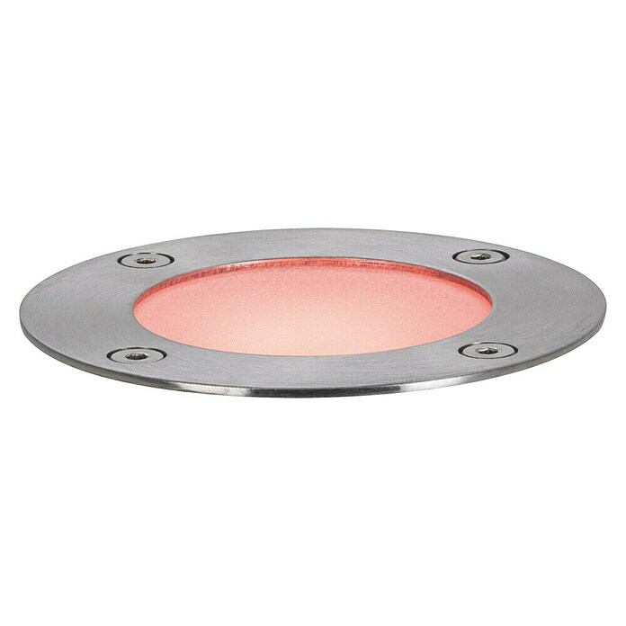 Paulmann Plug & Shine Foco para el suelo (3,6 W, Plateado, Ø x Al: 9,6 x 9,2 cm)