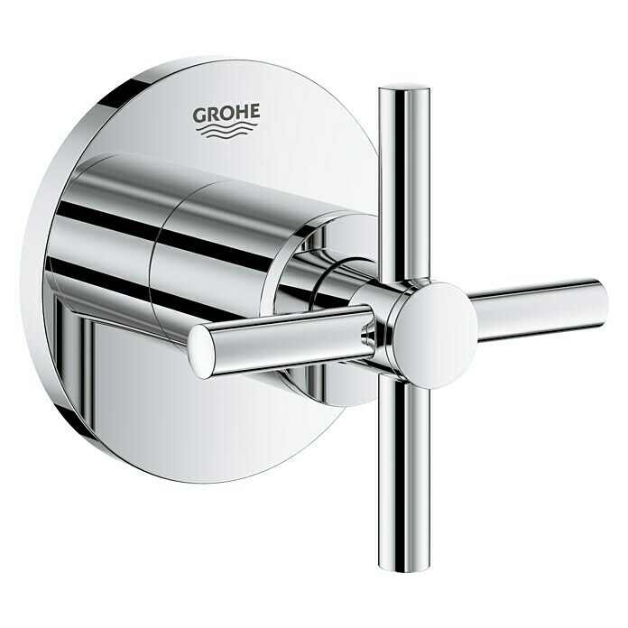 Grohe Atrio Unterputzventil OberbauKreuzgriff, Chrom, Glänzend Right Side View