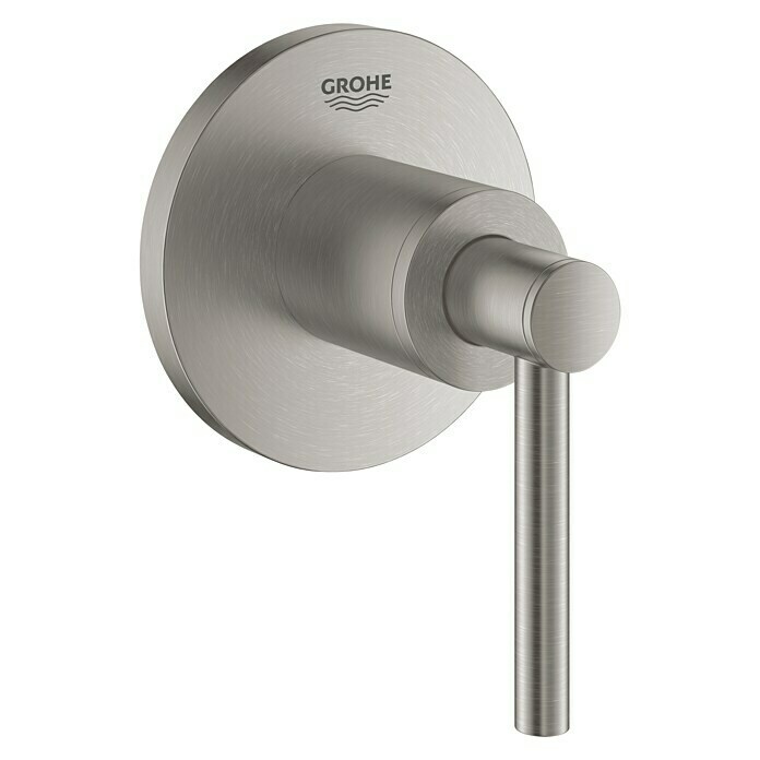 Grohe Atrio Unterputzventil OberbauHebelgriff, Supersteel, Matt Left Side View