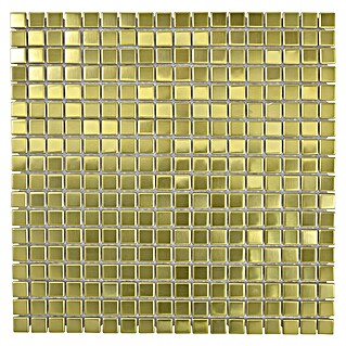 Mozaïektegel vierkant XCE 15DG (30 x 30 cm, Goud, Glanzend)