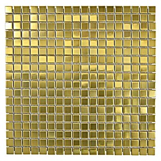 Mosaikfliese Quadrat XCE 15DG (30 x 30 cm, Gold, Glänzend)
