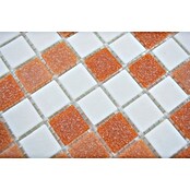 Mosaikfliese Quadrat Mix GM A 155 (32,7 x 30,5 cm, Braun/Weiß, Matt) | BAUHAUS