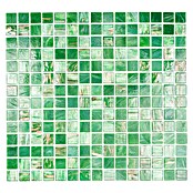 Mosaikfliese Quadrat Mix GSL 550 (32,7 x 30,5 cm, Grün, Glänzend) | BAUHAUS