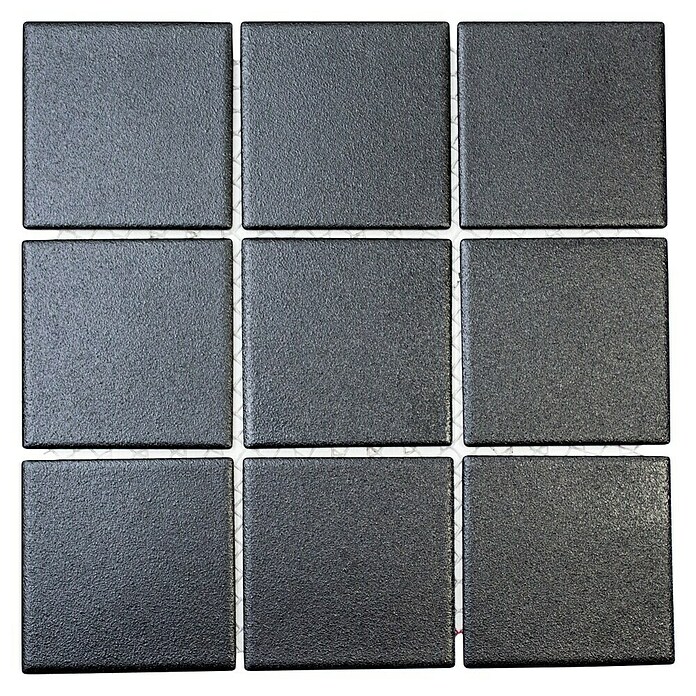 Mosaikfliese Quadrat RAT 890 (29,8 x 29,8 cm, Schwarz, Matt) | BAUHAUS