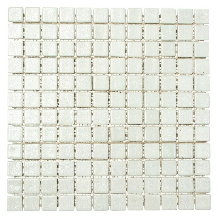 Mozaïektegel vierkant Uni GM AS 1010 (31,7 x 31,7 cm, Wit, Mat) | BAUHAUS