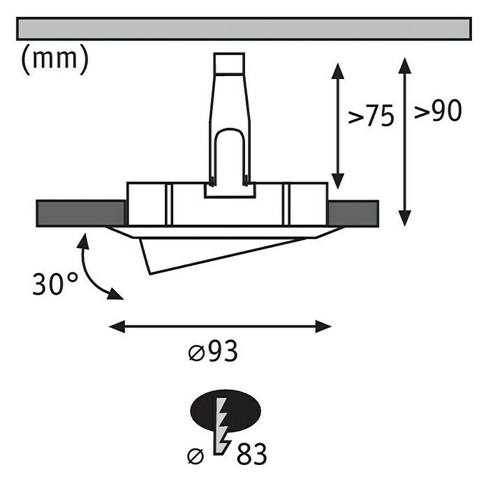 Paulmann LED-Einbauleuchte Nova