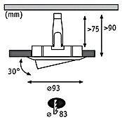 Paulmann LED-Einbauleuchte Nova