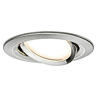 Paulmann Nova Set ugradbenih LED svjetiljki Nova (6,5 W, 3 Kom., Topla bijela, Promjer: 8,4 cm, Srebrna)