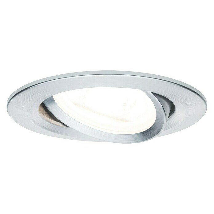 Paulmann LED-Einbauleuchten-Set (6,5 W, Aluminium, Durchmesser: 8,4 cm, GU10)