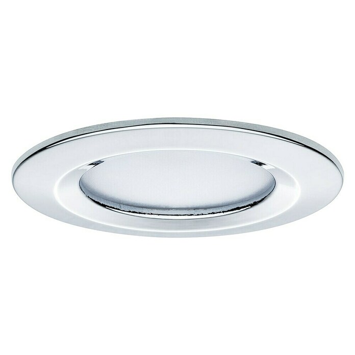 Paulmann Set de focos LED empotrables (6,5 W, Cromo, Diámetro: 7,8 cm, 3 uds.)