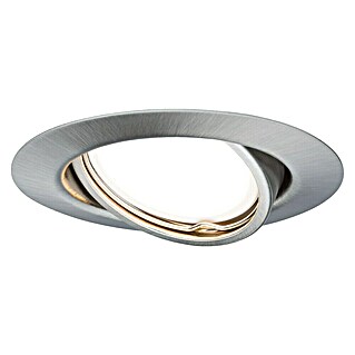 Paulmann Set ugradbenih LED svjetiljki Base (5 W, Srebrna, 3 Kom., Topla bijela, Pomična glava svjetiljke)