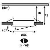Paulmann LED-Einbauleuchten-Set
