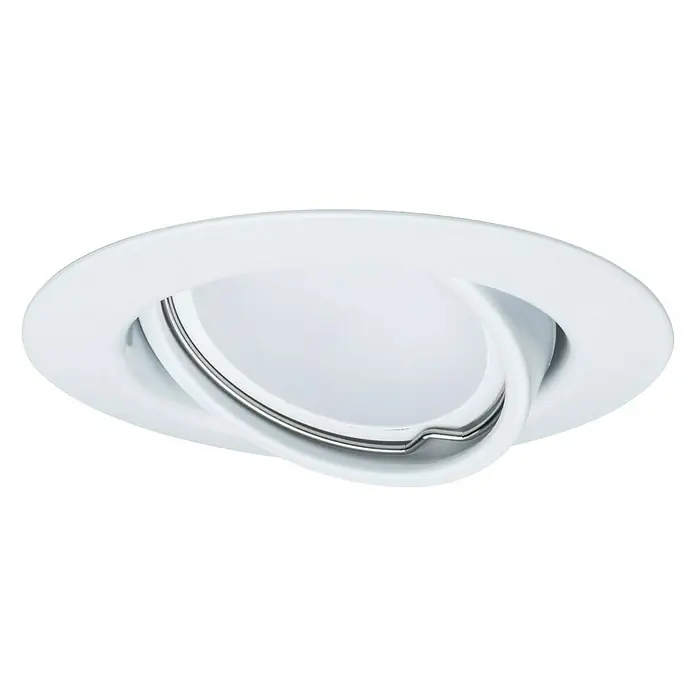 Paulmann Set de focos LED empotrables Base Coin - 5 W, Blanco, 3 ud., Blanco cálido - Foco empotrable blanco orientable con un diseño elegante y moderno, perfecto para iluminación dirigida en cualquier espacio.
