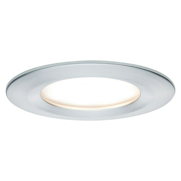 Paulmann Set de focos LED empotrables (6,5 W, Aluminio, Diámetro: 7,8 cm, 3 uds.)