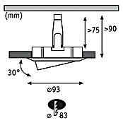 Paulmann LED-Einbauleuchte Nova