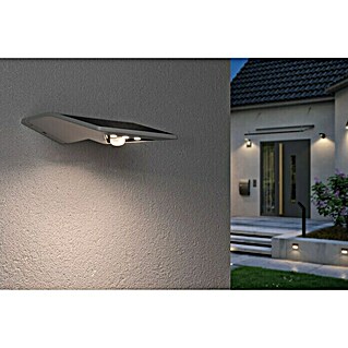 Paulmann Yoko LED-Solar-Außenwandleuchte (Bewegungsmelder, 1,2 W, Kunststoff, Warmweiß, Weiß)