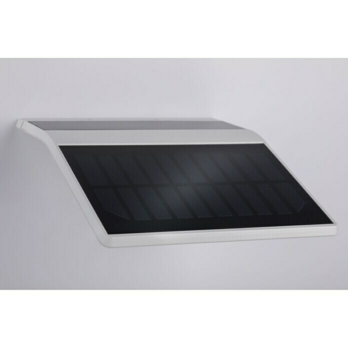 Paulmann Yoko LED-Solar-Außenwandleuchte Warmweiß, BAUHAUS W, 1,2 | (Bewegungsmelder, Kunststoff, Weiß)