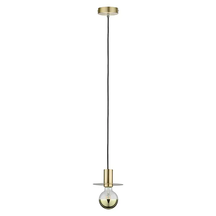 Paulmann Pendelleuchte Stian - Messing, 150 cm, 20 W, E27 - Elegante Pendelleuchte in Goldoptik mit minimalistischem Design. Perfekt für moderne Innenräume und stilvolle Beleuchtung.