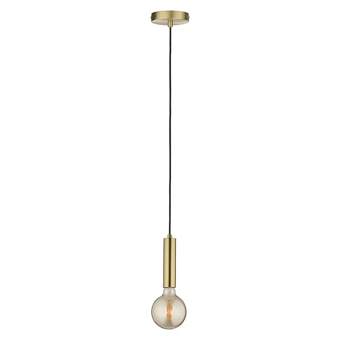 QAZQA Lampada a sospensione buell - Industriale - Acciaio - Nero/Oro