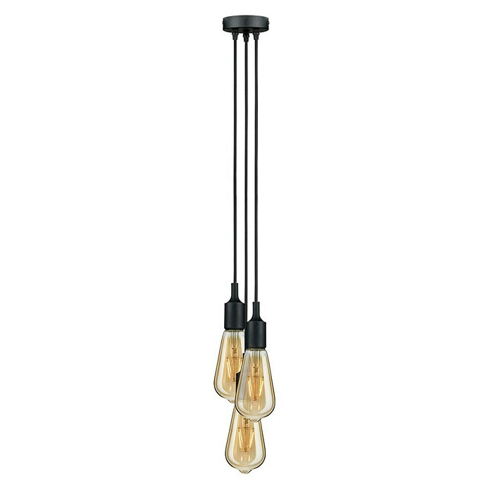 Paulmann Neordic Viseća svjetiljka (3 x 20 W, Crna, Visina: 200 cm)