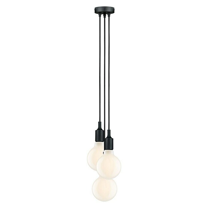 Paulmann Neordic Viseća svjetiljka (3 x 20 W, Crna, Visina: 200 cm)