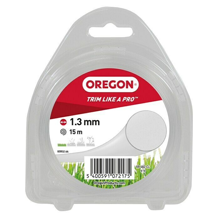Oregon Hilo de corte (Longitud de hilo: 15 m, Grosor de hilo: 1,3 mm)