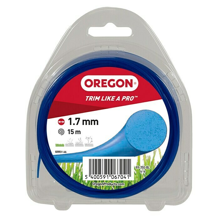 Oregon Trimmerfaden (Fadenlänge: 15 m, Fadenstärke: 1,7 mm)
