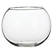 Jarrón de vidrio redondo Bolla (Ø x Al: 20 x 15,5 cm, Transparente)