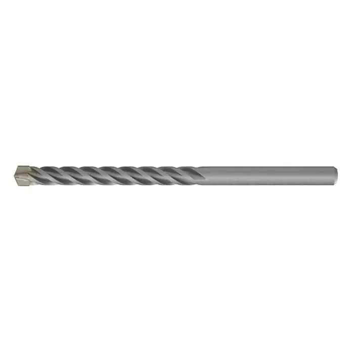 Fischer Broca para hormigón y mampostería - 1 ud., Diámetro de la broca: 12 mm - Una toma de una broca para martillo SDS Plus con un esquema de color gris para una perforación eficiente.