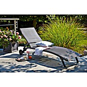 Sunfun Maja Vrtni ležalnik  (Š x G: 68 x 192 cm, Sive barve, Aluminij, Možnost premikanja) | 8351 - Liegen Textilen | ICAD - Sommermöbel Liegen | ICA - Sommermöbel | IC - Freizeit im Garten | I - Stadtgarten | BAUHAUS