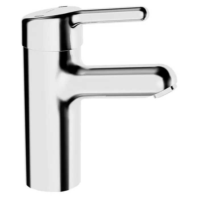 Hansa Medipro Waschtischarmatur XL - Ohne Zugstange, Chrom, Glänzend - Elegante Chromarmatur für Badezimmer oder Küche. Modernes Design mit klaren Linien und glänzender Oberfläche. Perfekt für jedes Waschbecken.