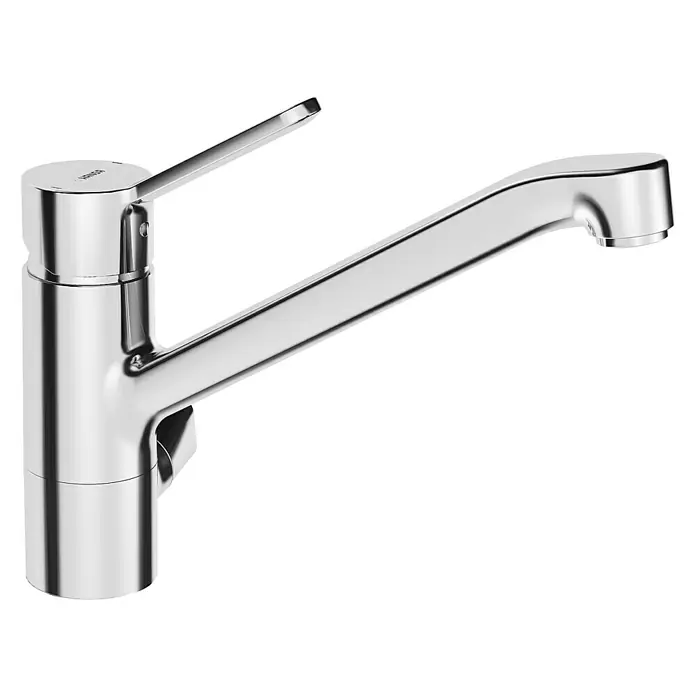 Hansa Primo Spültischarmatur - Chrom, Glänzend, Vorabsperrung - Dieser Chrom-Einhandmischer besticht durch sein modernes Design. Die Armatur ist ein echter Blickfang in jeder Küche oder Bad.