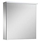 Riva Look LED-Spiegelschrank (B x H: 60 x 64,8 cm, Mit Beleuchtung, Spanplatte, Farblos)