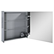 Riva Look LED-Spiegelschrank (B x H: 60 x 64,8 cm, Mit Beleuchtung, Spanplatte, Farblos)