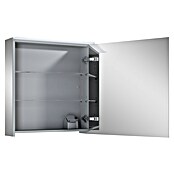 Riva Look LED-Spiegelschrank (B x H: 60 x 64,8 cm, Mit Beleuchtung, Spanplatte, Farblos)