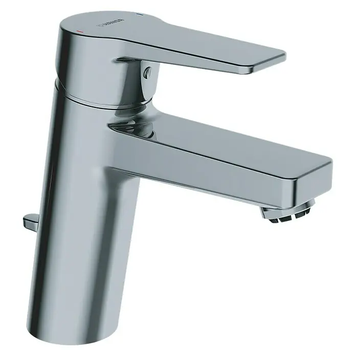 Hansa Twist Waschtischarmatur XL - Niederdruck, Mit Einhandbedienhebel, Chrom, Glänzend - Einhand-Waschtischarmatur in Chrom. Modernes Design für Ihr Badezimmer mit klaren Linien und glänzender Oberfläche.