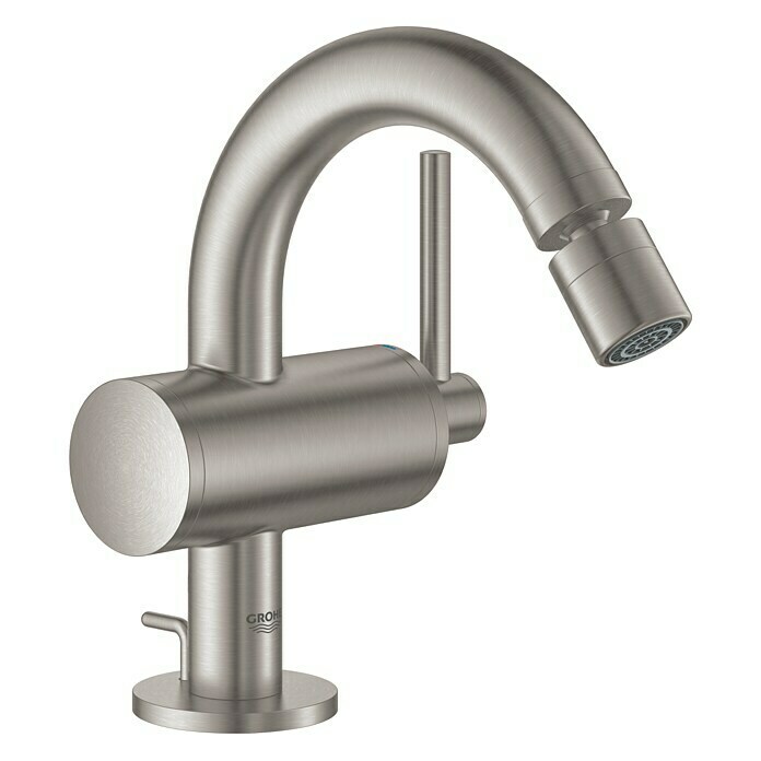 Grohe Atrio BidetarmaturSupersteel, Matt Front View