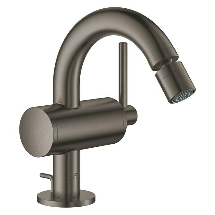 Grohe Atrio BidetarmaturHard Graphite, Matt Front View