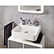 Camargue Umivalno korito Adelaide  (Š x Do: 45 x 40 cm, Brez posebne glazure, Odprtina za armaturo: Sredina, Brez izliva, Bele barve) | 3968 - Handwaschbecken QM | DBBB - Keramik QM | DBB - Keramik | DB - Keramik/Wannen | D - Sanitär | BAUHAUS