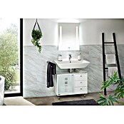 Riva Mueble de lavabo (29,5 x 67 x 58,5 cm, Blanco, Mate)