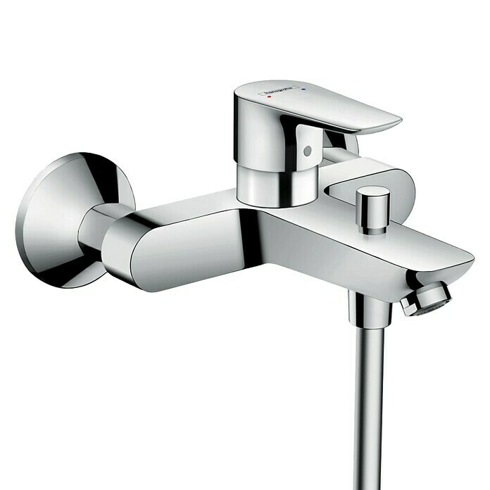 Hansgrohe Badewannenarmatur Talis EChrom, Glänzend Front View