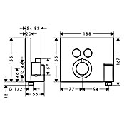 Hansgrohe UP-Thermostatarmatur ShowerSelect