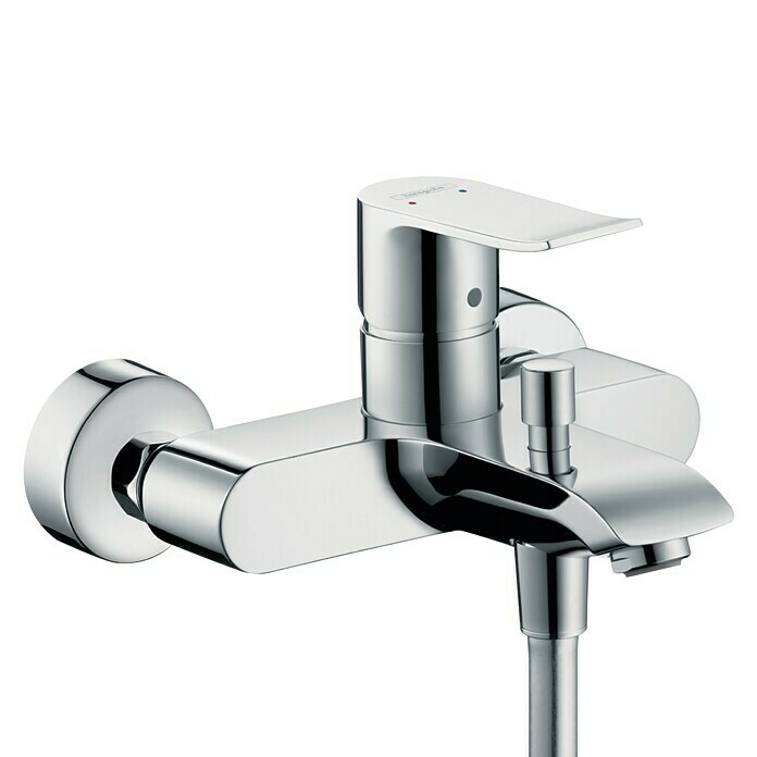 Hansgrohe Badewannenarmatur MetrisChrom, Glänzend Front View