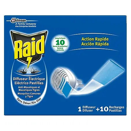 Raid  Producto anti-insectos eléctrico pastillas