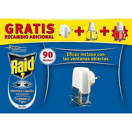 Raid  Producto anti-insectos eléctrico líquido REC