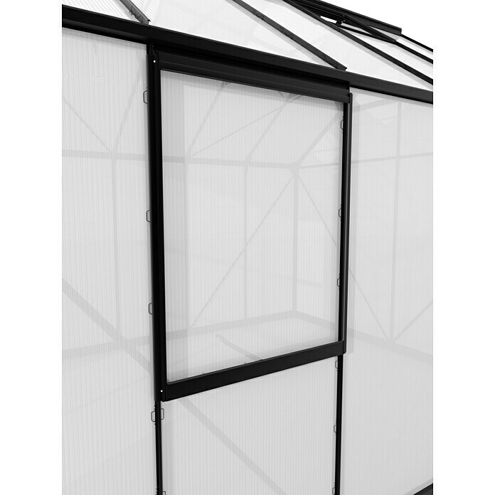 Vitavia Seitenfenster V (Hohlkammerplatte 4 mm, Schwarz)