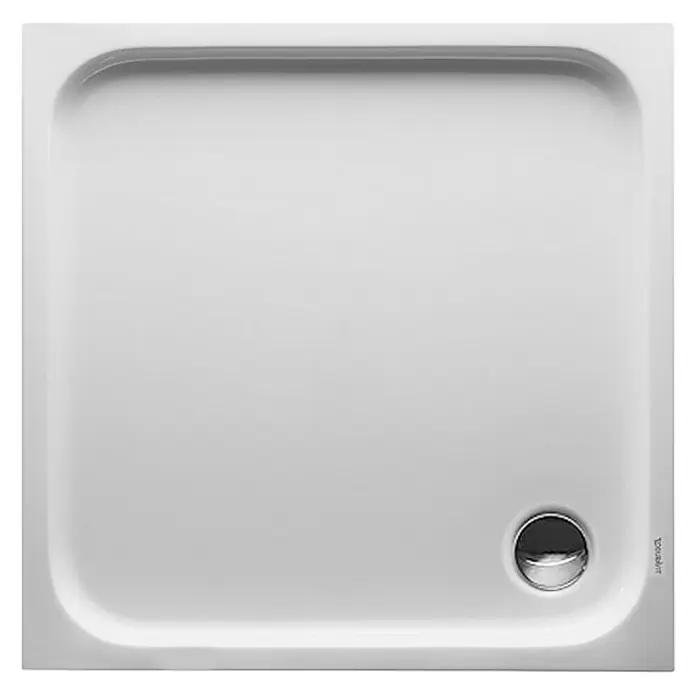 Duravit D-Code Duschwanne - L x B: 90 x 90 cm, Kunststoff, Weiß, Ohne Antirutsch-Oberfläche, Quadratisch - Quadratische, weisse Duschwanne von Duravit. Das minimalistische Design und die hochwertige Verarbeitung machen sie zu einem Blickfang im Bad.