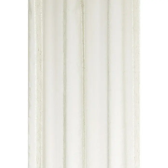 Elbersdrucke Schlaufenschal Casa - B x H: 140 x 255 cm, 80 % Polyester, 20 % Leinen, Beige - Elegante, weiße Gardine mit zarten, vertikalen Streifen. Ideal, um jedem Raum eine helle und luftige Atmosphäre zu verleihen.